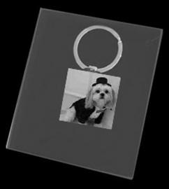 SQUARE KEYRING